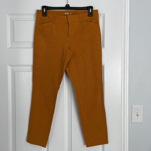 Old Navy pumpkin color crop pant
